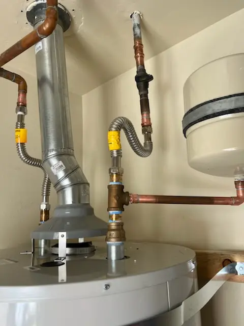 Water heater installation and plumbing repair in Sebille Manor