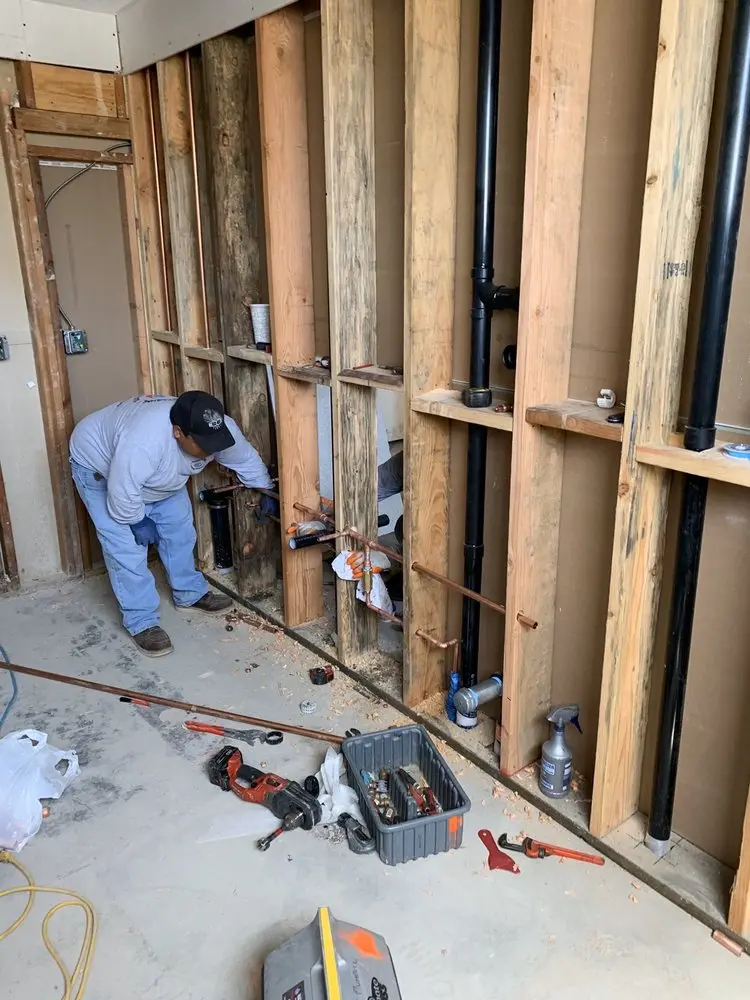 Commercial rough-in plumbing for Gas Line Repair in Sebille Manor